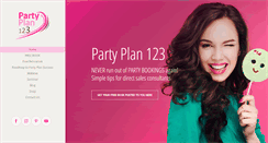 Desktop Screenshot of partyplan123.com